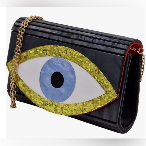 Kurt Geiger Handbags - KURT GEIGER Evil Eye Clutch Bag